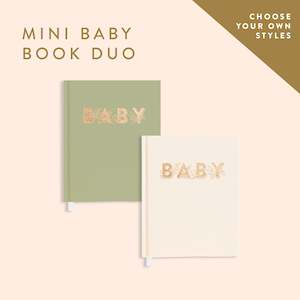 Journal: Baby Book Duo Bundle (Mini)