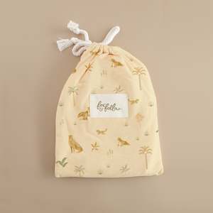 Gifts For Kids: Little Leopards Organic Fitted Bassinet Sheet/Change Pad Cover - SECONDS