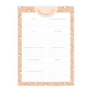 notepad: Suns A5 Shopping List Magnet Notepad