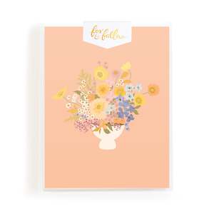 Blank Cards: Spring Bouquet Peach Greeting Card Boxed Set - PRE-ORDER (ARRIVING FEBRUARY)