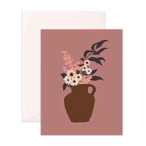 Still Life Daisy Bouquet Greeting Card