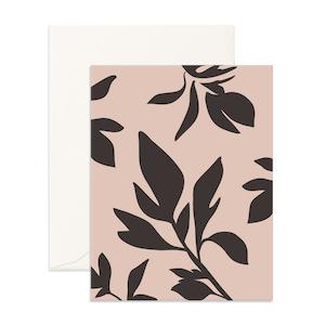 Black Lillies Greeting Card