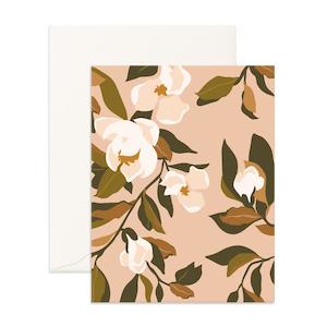 Blank Cards: Southern Magnolias Greeting Card - BACK ORDER (ARRIVING NOV 24)