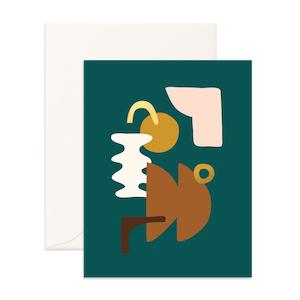 Blank Cards: Pine Composition Greeting Card