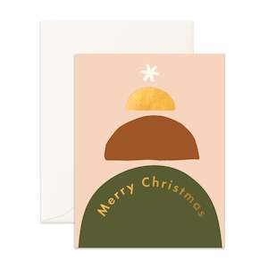 Teacher Cards: Christmas Boho Tree Greeting Card