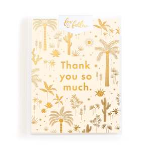 Teacher Cards: Thank You Desert Palms Greeting Card Boxed Set - PRE-ORDER (ARRIVING FEBRUARY)