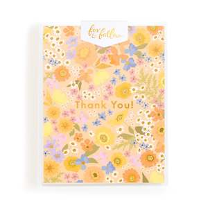 Teacher Cards: Thank You Floralscape Greeting Card Boxed Set