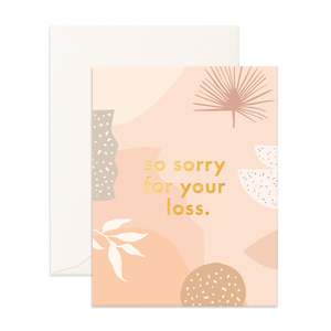 The Muse: So Sorry Still Life Greeting Card