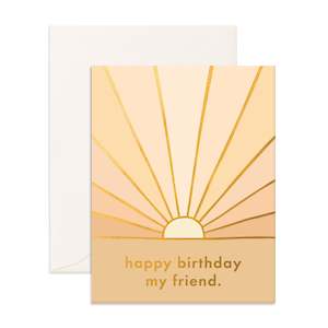 The Muse: Birthday Sunbeam Greeting Card