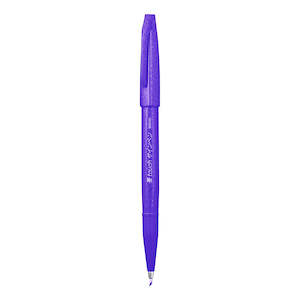 Art Supplies: Pentel Sign Brush Pen - SES15C-V Violet
