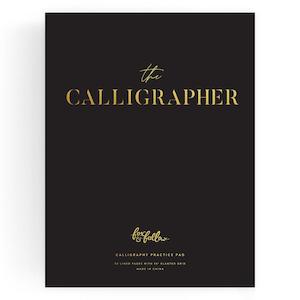 The Calligrapher Practice Pad Black