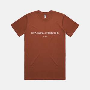 F&F Aesthetic Club 'Nice Things' Tee - Rust - Unisex
