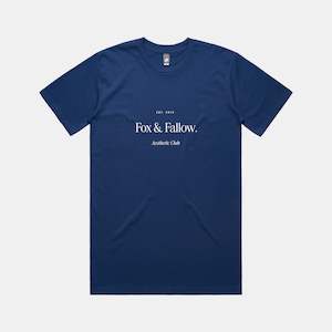Apparel: F&F Aesthetic Club 'Classic' Tee - Cobalt - Unisex