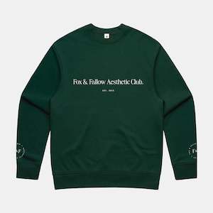 F&F Aesthetic Club 'Nice Things' Crew - Pine - Unisex