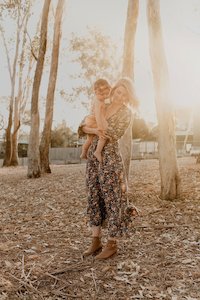 Floribunda Talitha Black Maxi Dress