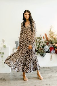 Apparel: Arcadia Elle Black Maxi Dress