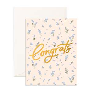 Housewarming: Congrats Forget-Me-Not Greeting Card