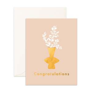 Housewarming: Congratulations Ruscus Greeting Card