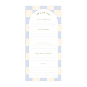 Teachers: Powder Check DL Shopping List Magnet Notepad