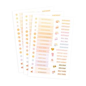 Nothingover25: Planner Sticker Set