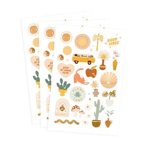 Nothingover25: Boho Sticker Set