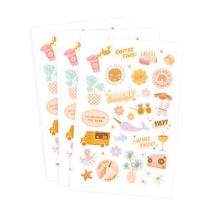 Nothingover25: Vacay Sticker Set