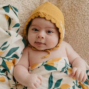 Lemons Organic Muslin Wrap Swaddle - SECONDS