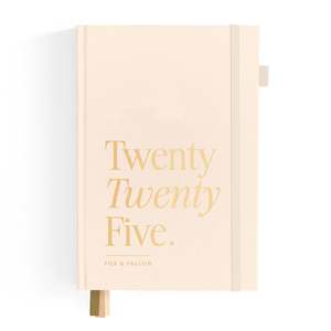 Teachers: 2025 A5 Horizontal Planner - Creme - SECONDS