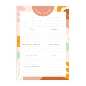 The Muse: Muse A5 Shopping List Magnet Notepad