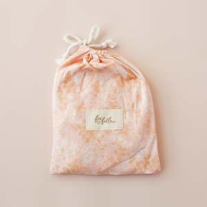 Wild Peony Organic Fitted Bassinet Sheet/Change Pad Cover - PREORDER (LATE FEB)