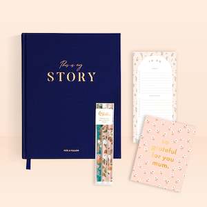 Navy Memoir Gift Bundle for Mum