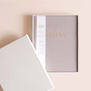 This Is My Story Memoir Journal Grey Boxed - PRE-ORDER (ARRIVING MAY)