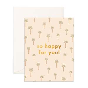 Graduation Cards: So Happy Tiny Palms Greeting Card