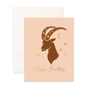 Capricorn Greeting Card