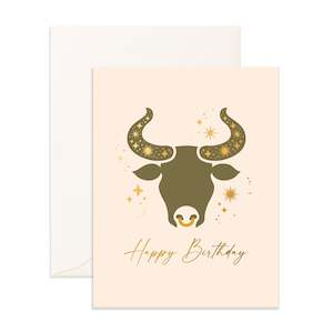 Zodiac: Taurus Greeting Card