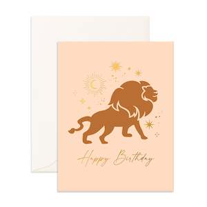 Leo Greeting Card