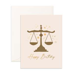 Libra Greeting Card