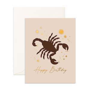 Zodiac: Scorpio Greeting Card