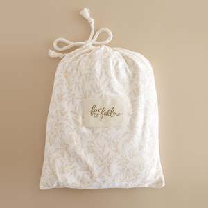 The Classic Baby Collection: Golden Vines Organic Fitted Cot Sheet