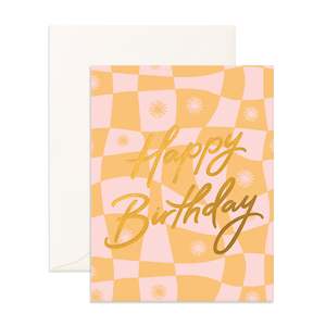 Helios: Happy Birthday Warp Greeting Card- PRE-ORDER (ARRIVING LATE FEB)