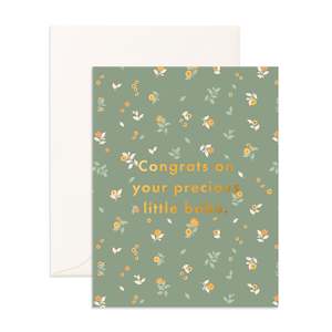 The Mateo Edit: Precious Babe Broderie Greeting Card