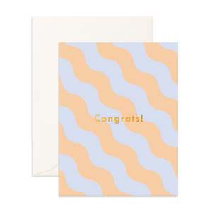 Congrats Ripple Greeting Card
