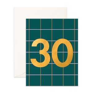Gifts: No. 30 Forest Plaid Greeting Card