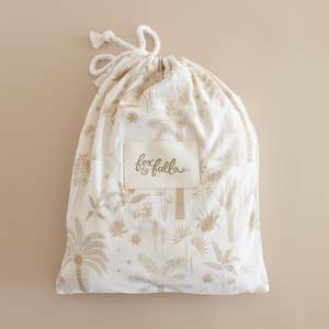 Desert Palms Organic Fitted Cot Sheet