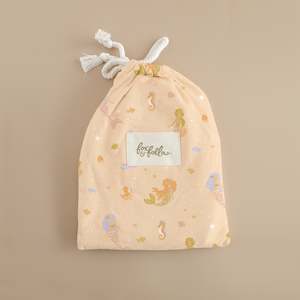 Gifts For Kids: Mermaids Organic Fitted Bassinet Sheet/Change Pad Cover - SECONDS