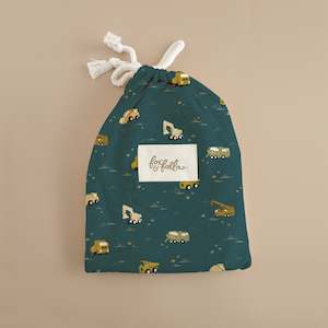 Gifts For Kids: Trucks Organic Fitted Bassinet Sheet/Change Pad Cover - SECONDS