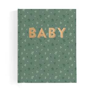 Gifts: Baby Book Pine - SECONDS