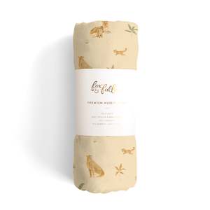 Still Life: Little Leopards Organic Muslin Wrap Swaddle - SECONDS