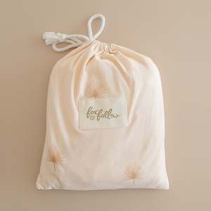 Palmetto Organic Fitted Cot Sheet