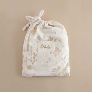 Nothingover25: Desert Palms Organic Fitted Bassinet Sheet/Change Pad Cover
